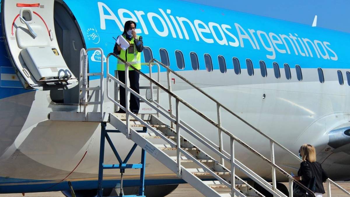 Aerolíneas Argentinas. Fuente: (Twitter)
