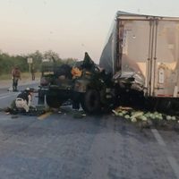 Siete militares fallecieron en choque contra un tráiler en Tamaulipas