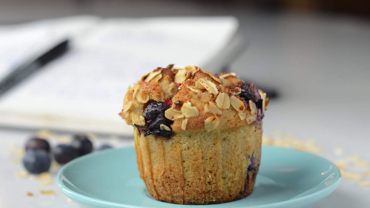 Muffins de arándanos. Fuente:(X).