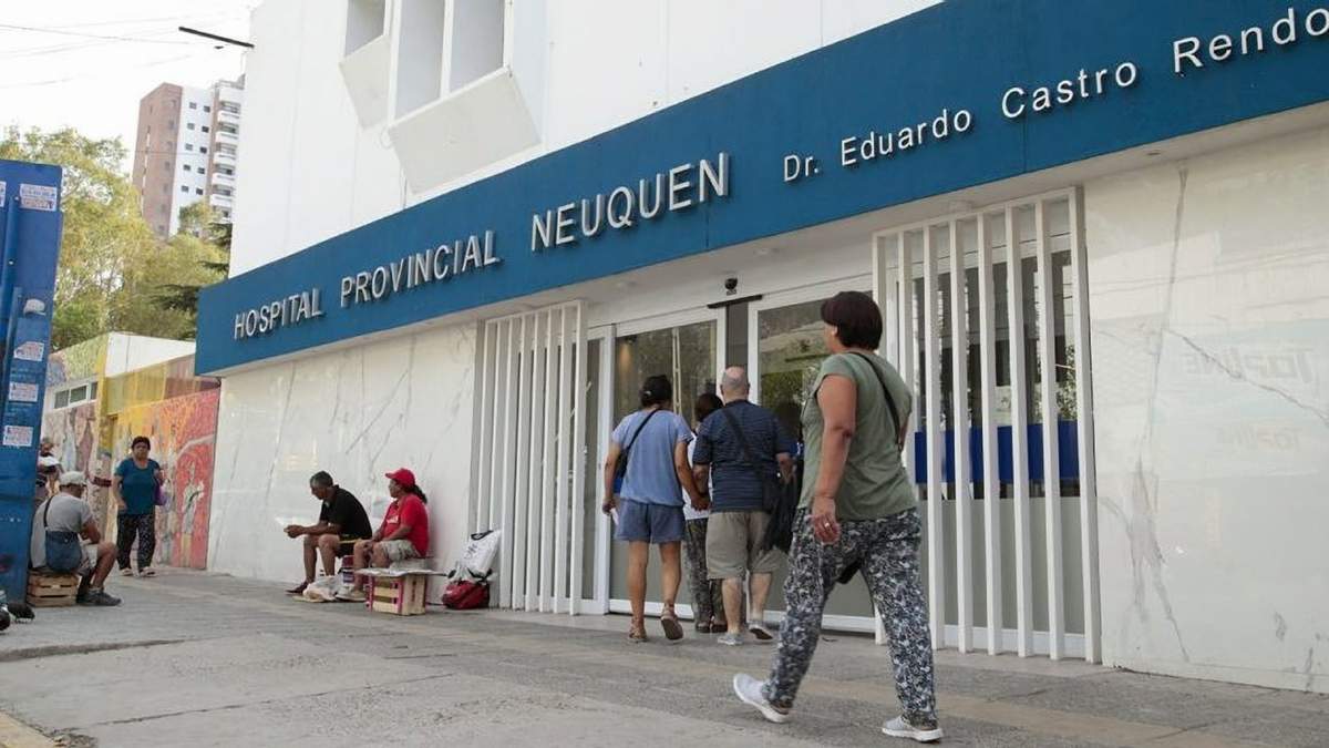 Hospital Castro Rendón, Neuquén. Fuente: (Twitter)