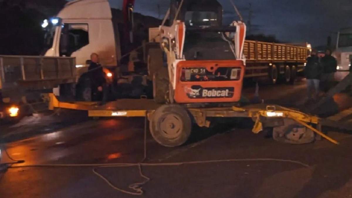 Choque en ruta 7. Fuente: (Radio Sayhueque).