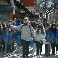 Llegaron los egresados a las calles y hoteles de Bariloche