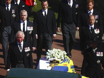Funeral del príncipe Felipe: el reencuentro de Harry y el príncipe William