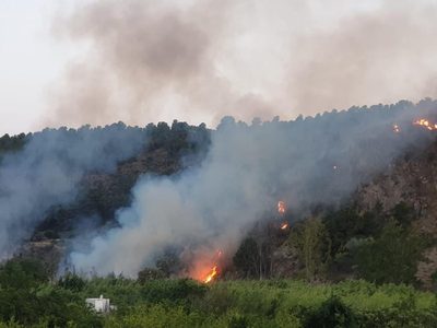 Llegó la lluvia a Aluminé y el alivio para los brigadistas