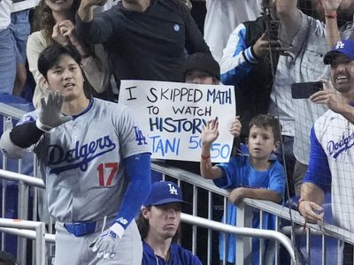 Ohtani se inscribe como el primer miembro del club de los 50/50 y Dodgers avanzan a playoffs