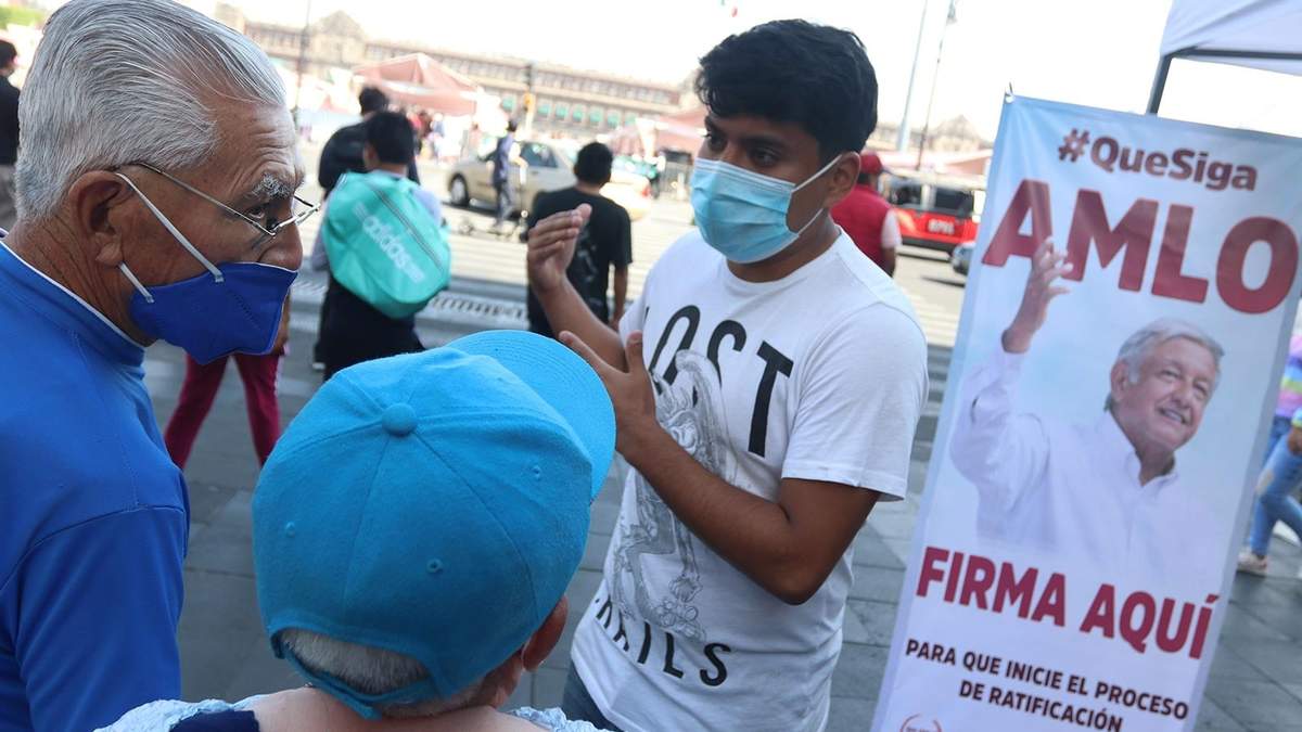 Recolección de firmas. Consulta en ciernes