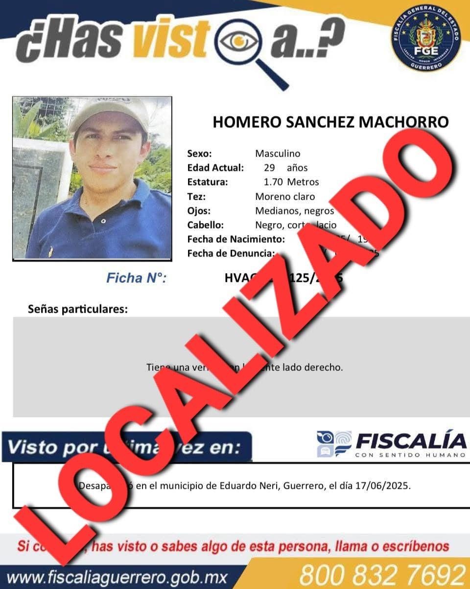 Ficha de búsqueda del biólogo Homero Sánchez Machorro