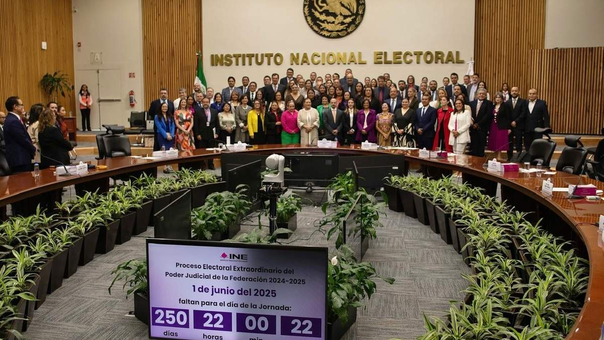 Sesión del INE. Bajo presión