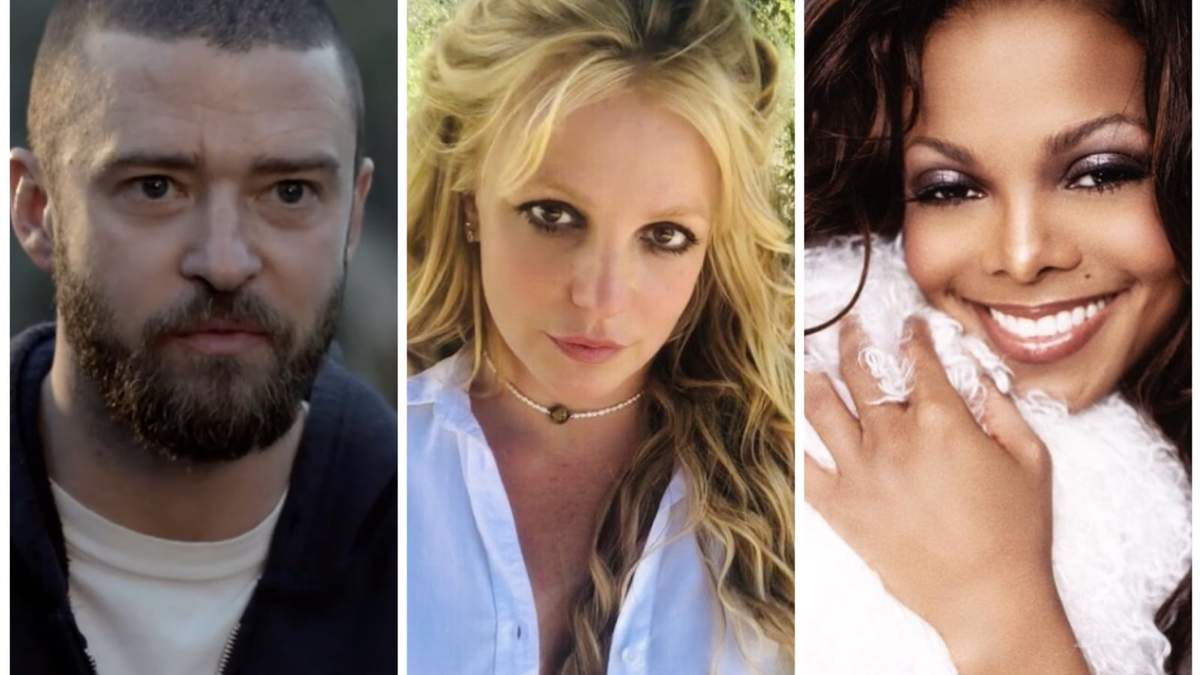 Justin Timberlake, Britney Spears y Janet Jackson