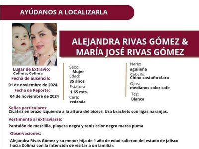 Encuentran el cadáver de mujer desaparecida junto con su hija; se desconoce el paradero de la menor