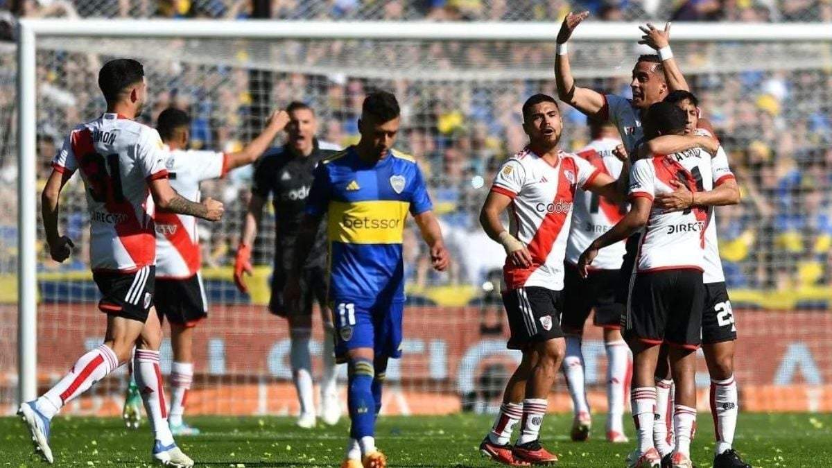 Boca vs. River. Fuente: (Instagram).