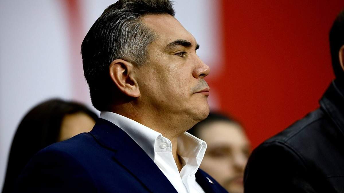 El dirigente nacional del PRI, Alejandro Moreno Cárdenas