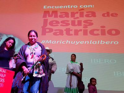 Marichuy pide a estudiantes de la Ibero 'pensar en cosas imposibles” (Video)