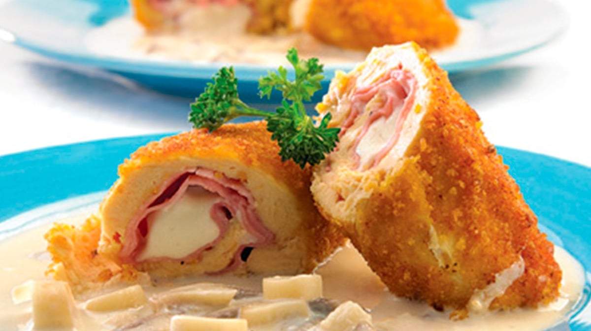 Rollitos de pollo. Fuente: (Cocina Fácil)