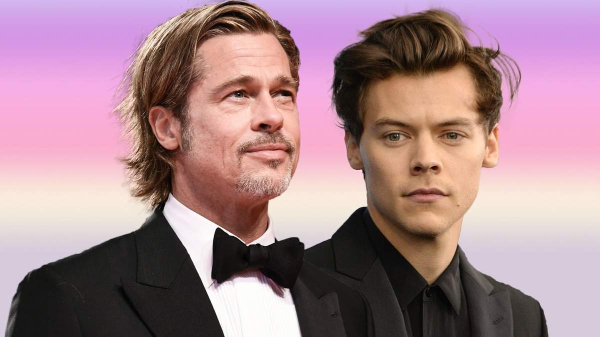 Brad Pitt y Harry Styles. Fuente: (Minuto Neuquén)