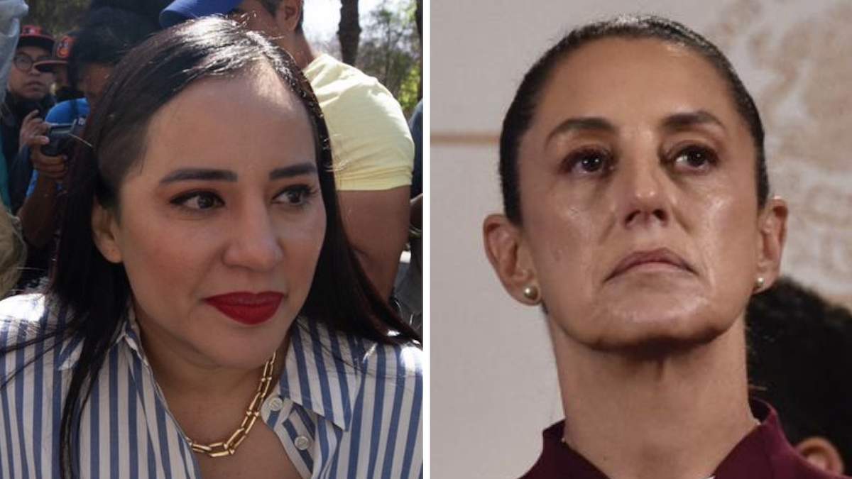 Sandra Cuevas y Claudia Sheinbaum
