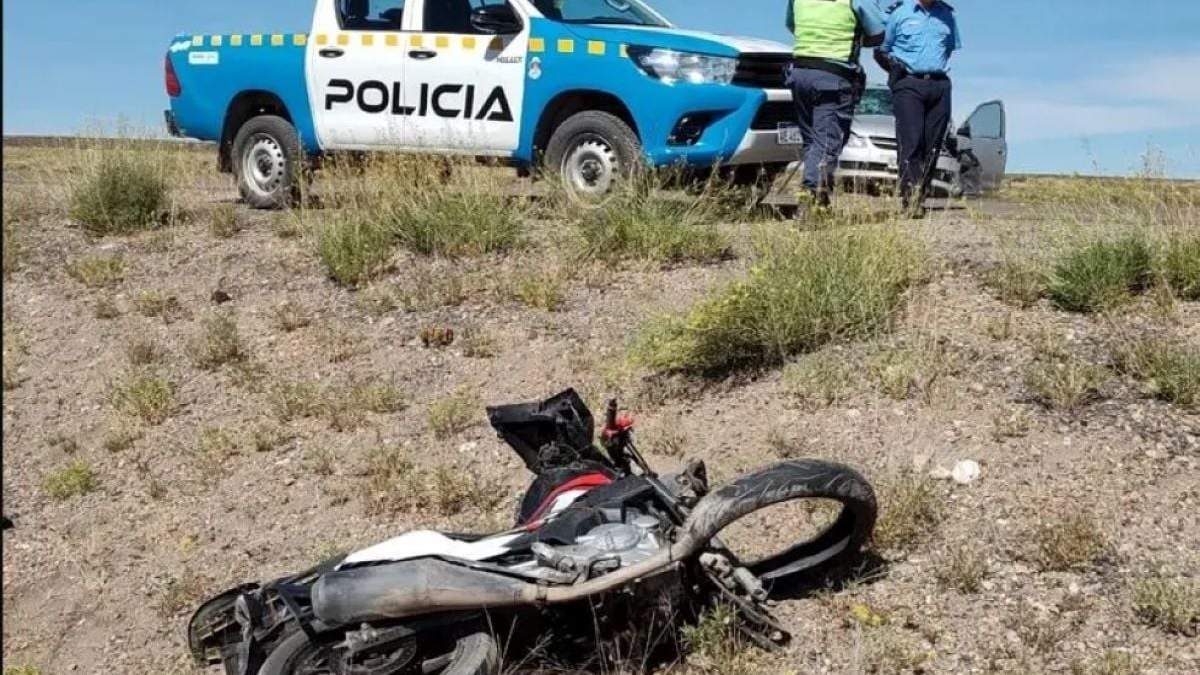 Choque fatal en la Ruta Nacional 237. Fuente: (Policía de Neuquén).