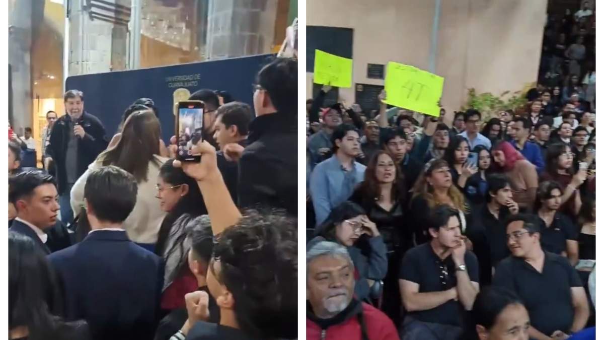 Gerardo Fernández Noroña en la Universidad de Guanajuato