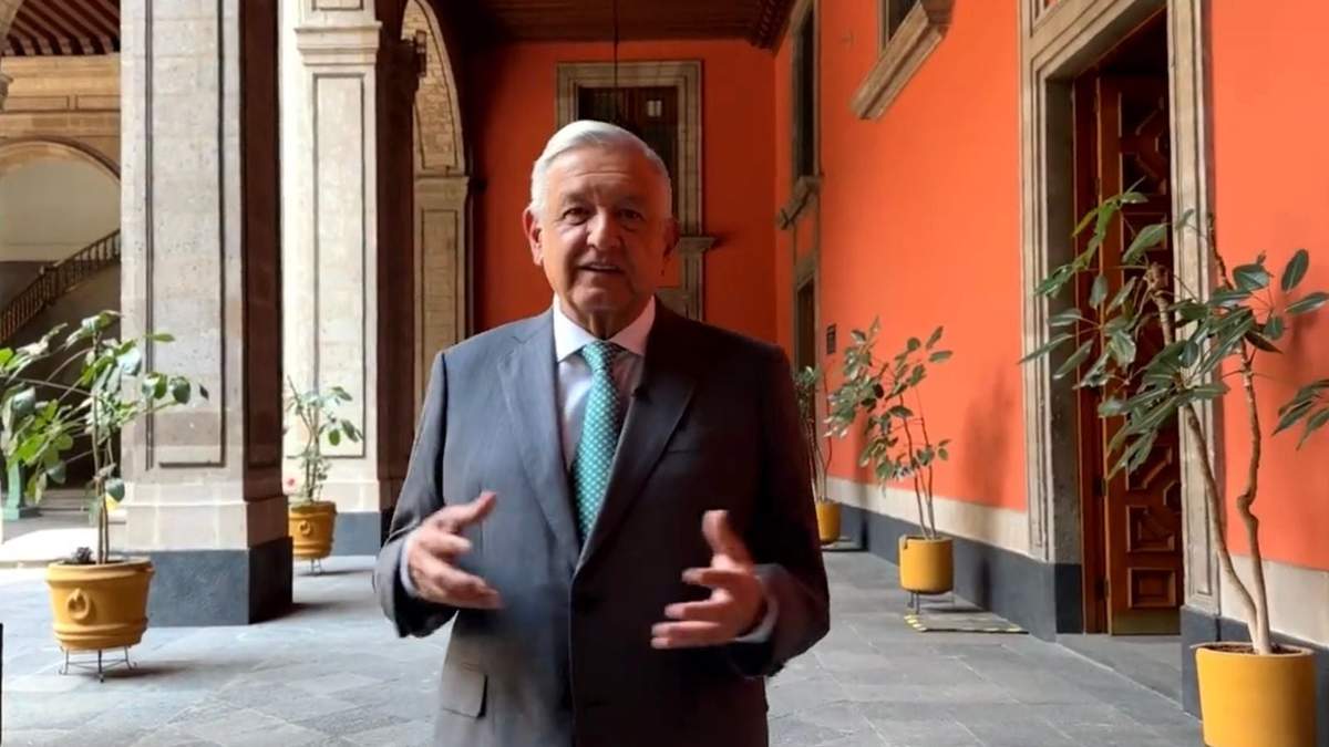 El presidente en su mensaje
