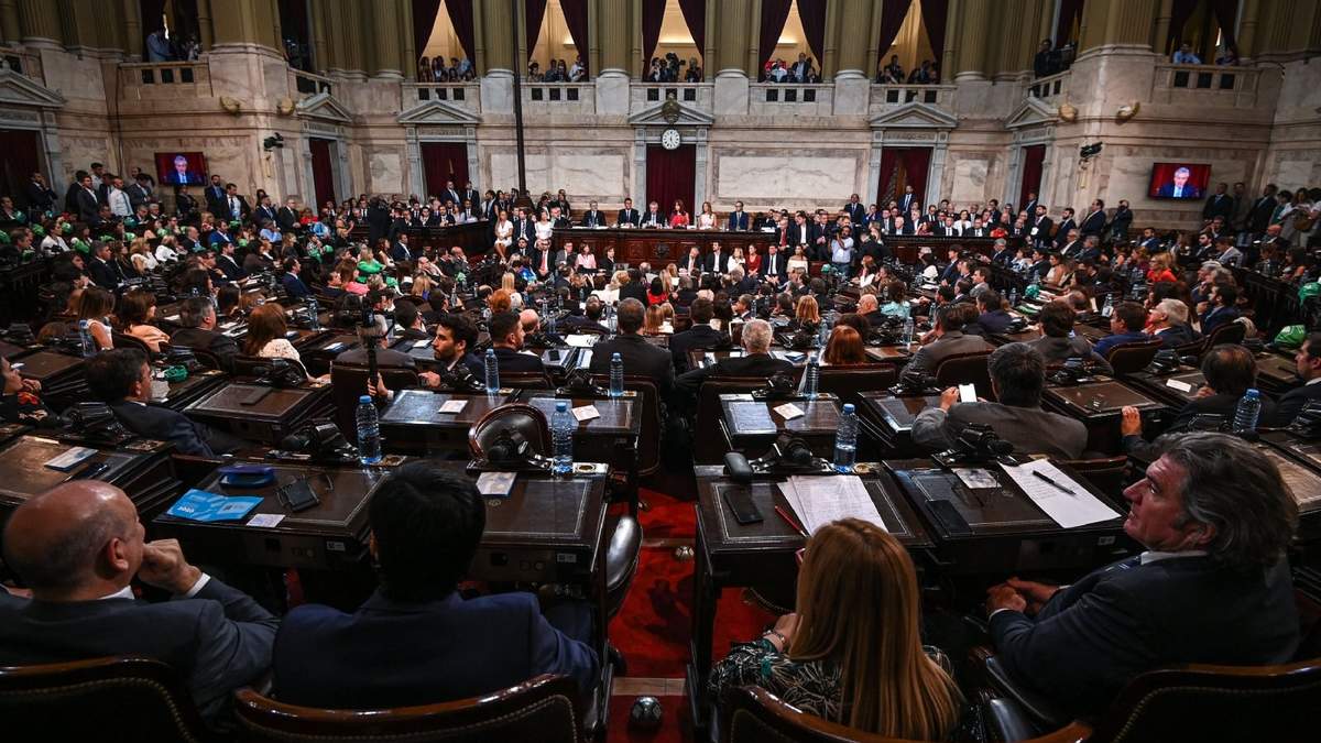 Apertura de sesiones ordinarias del Congreso. Fuente: (Cámara de Diputados)