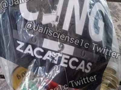 CJNG reparte despensas a afectados por las lluvias en Zacatecas
