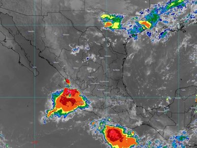 Lluvias muy fuertes azotarán Coahuila, Chiapas Campeche y Yucatán este lunes: SMN