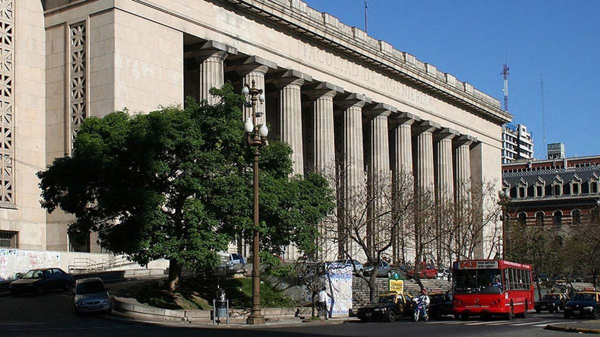 La Facultad de Ingeniería de la UBA. Fuente: (Twitter)