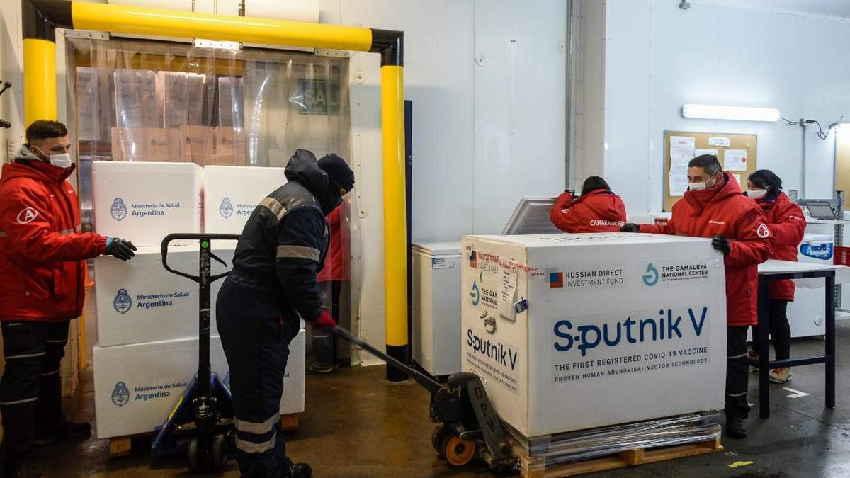 Comenzó la distribución de las vacunas Sputnik V en el país. Fuente: (Twitter)