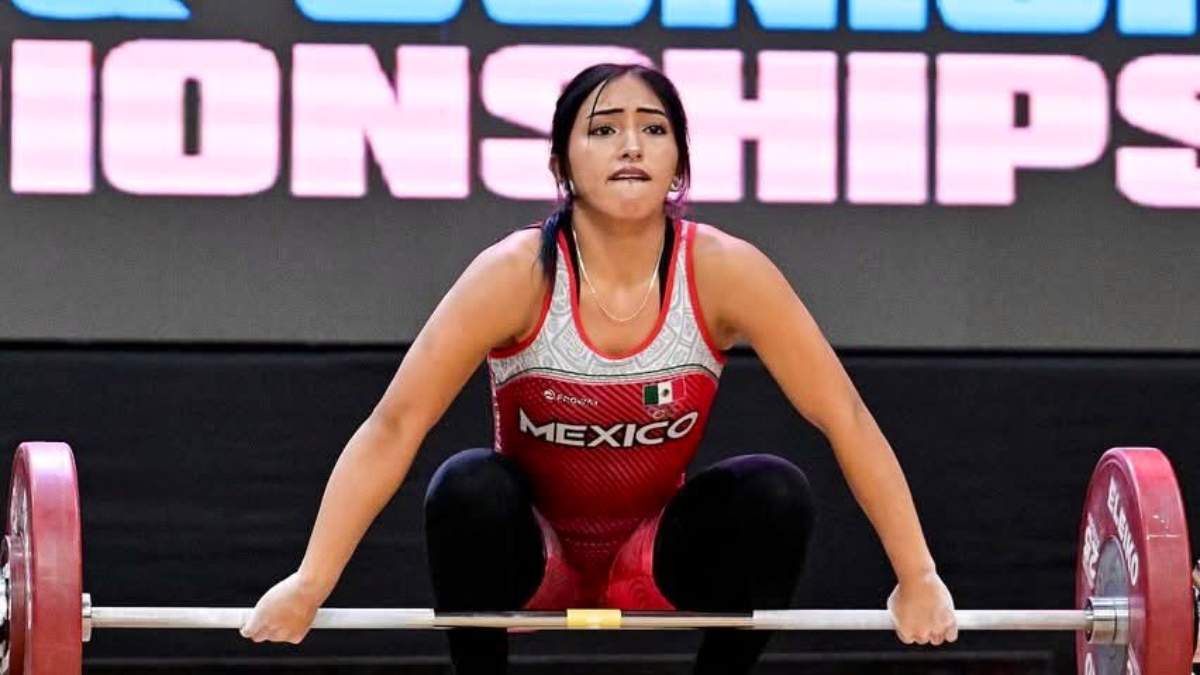 La pesista mexicana Kelly López