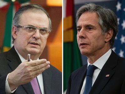 Blinken y Ebrard reafirman condena a invasión de Rusia a Ucrania