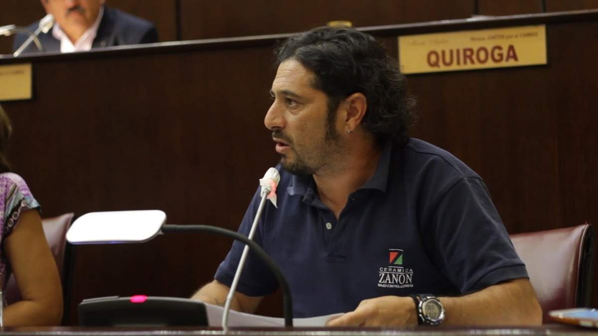 El diputado de izquierda Andrés Blanco. Fuente: (Twitter)
