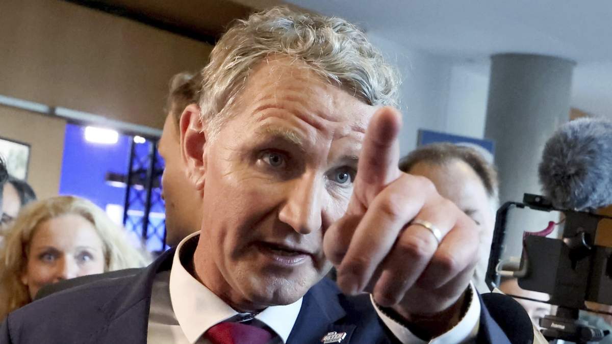 Björn Höcke, principal candidato de la ultraderechista Alternativa para Alemania en el estado de Turingia