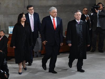 "Nada por la fuerza", dice el representante del Poder Judicial ante titulares del Ejecutivo y el Legislativo