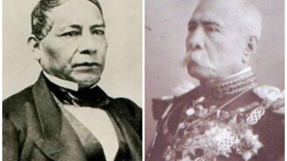 Benito Juárez y Porfirio Díaz