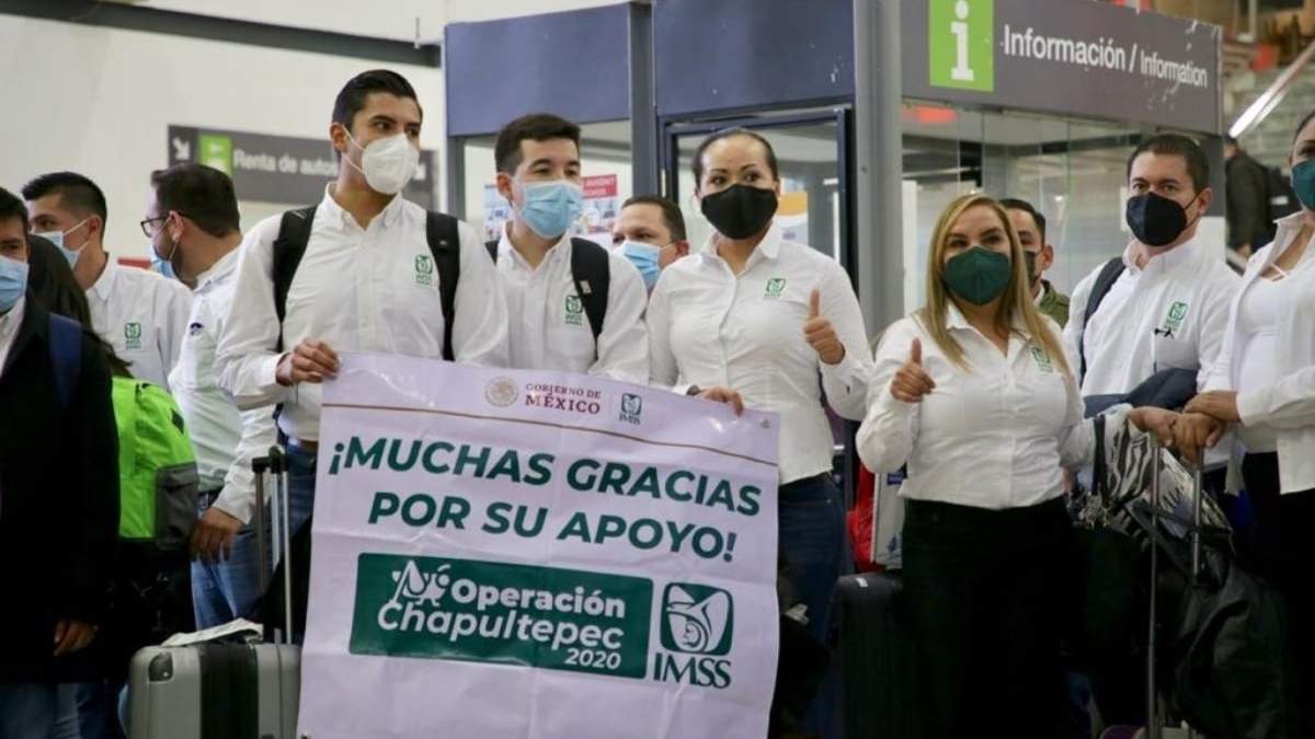 El equipo médico ha arribado a la CDMX desde la semana pasada