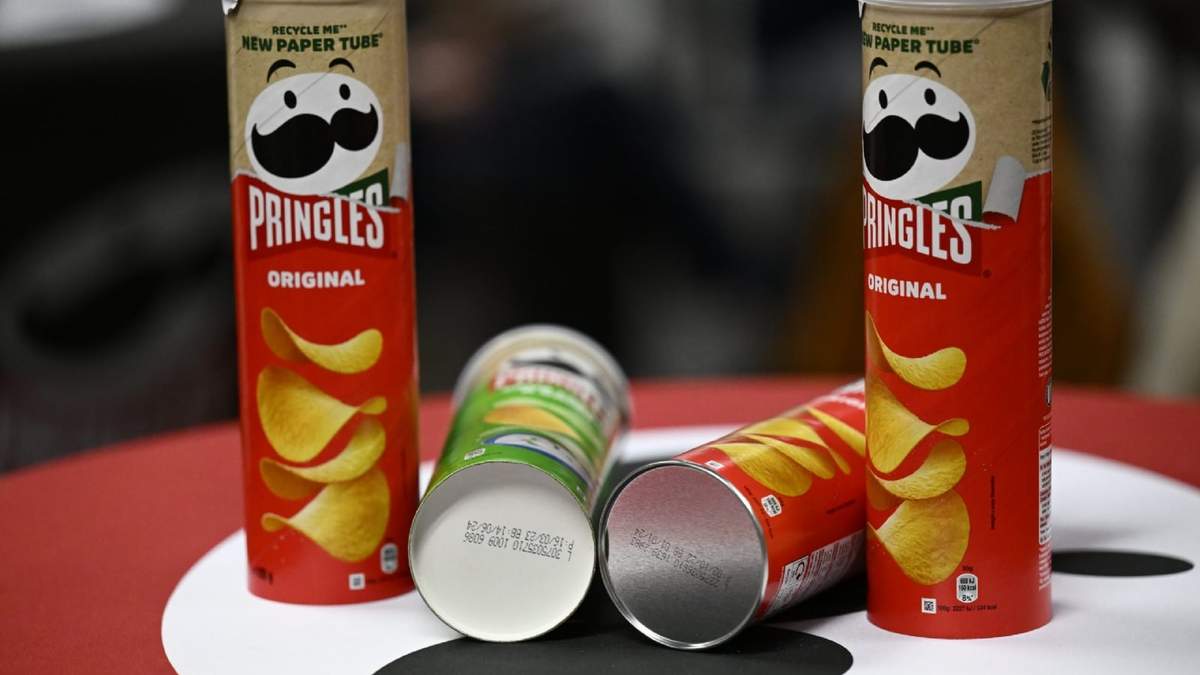 Cómo reciclar con latas de Pringles. Fuente: (X)