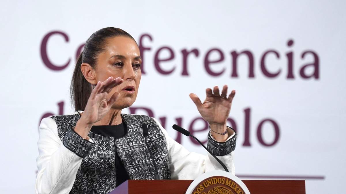 La presidenta Claudia Sheinbaum