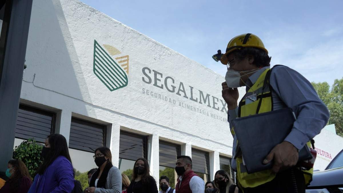Una bodega de Segalmex
