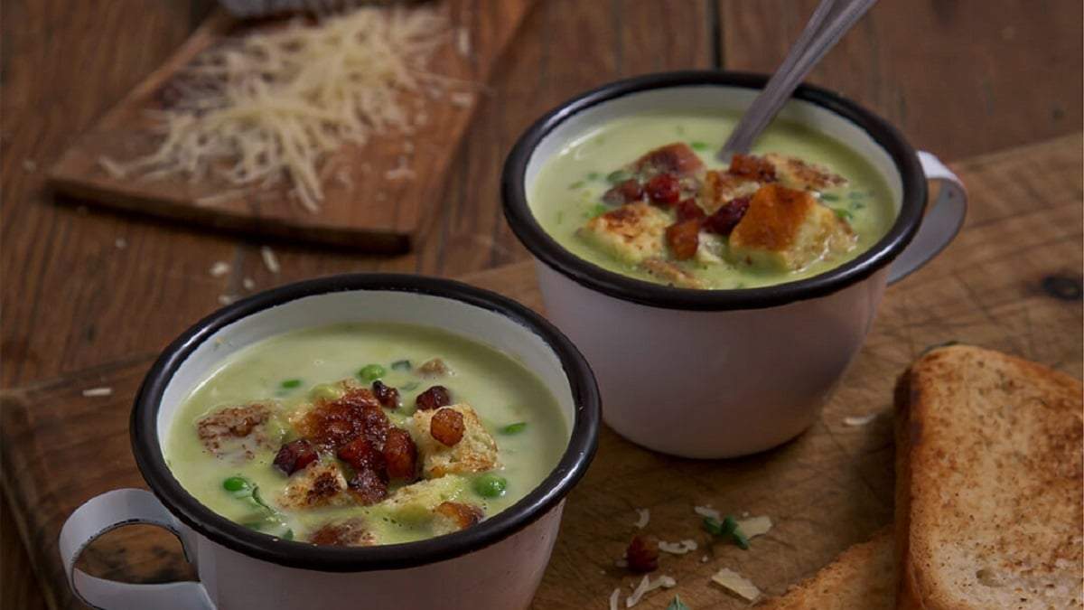 Sopa de arvejas. Fuente: (X)