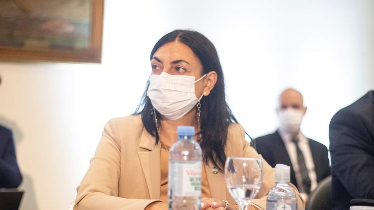 Andrea Peve, ministra de Salud de Neuquén. Fuente: (Twitter)