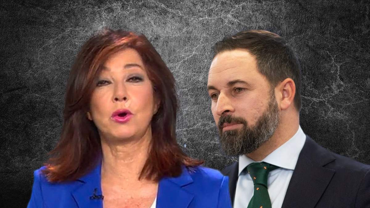 Ana Rosa Quintana y Santiago Abascal. Fuente: (Minuto Neuquén)