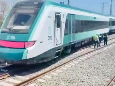 Se descarrila vagón del Tren Maya; esto es lo que se sabe