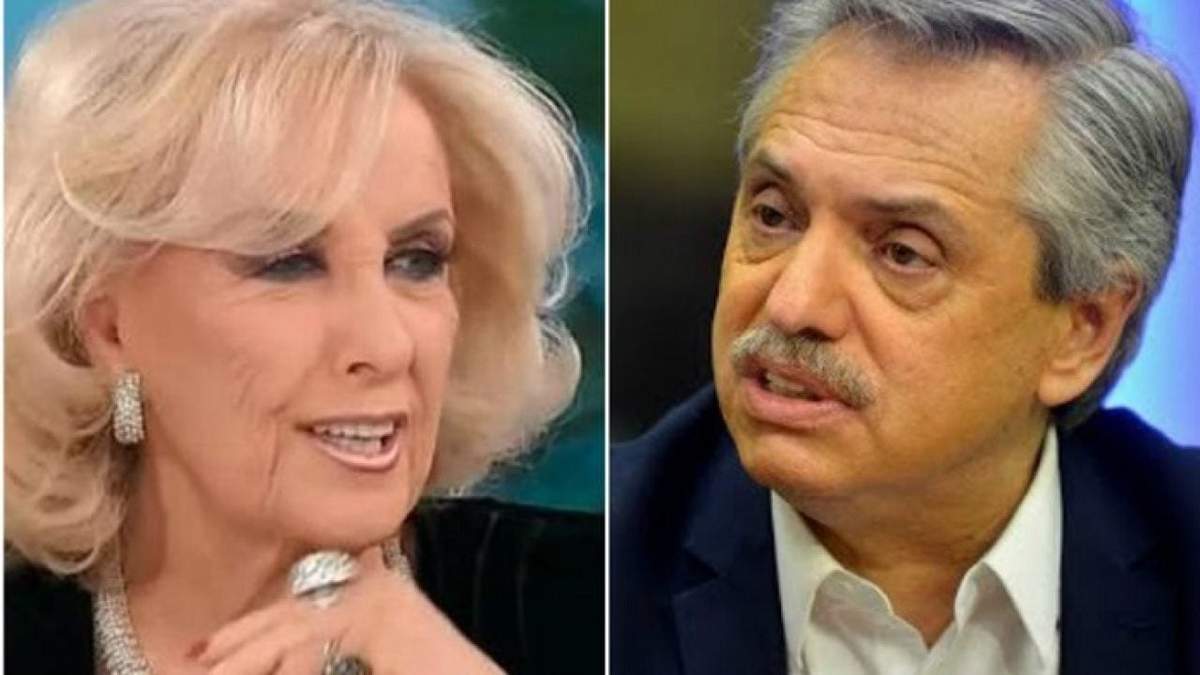 Mirtha Legrand - Alberto Fernández. Fuente: (Instagram)