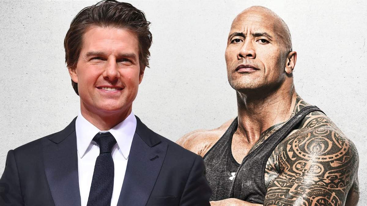 Tom Cruise y Dwayne Johnson. Fuente: (Instagram)