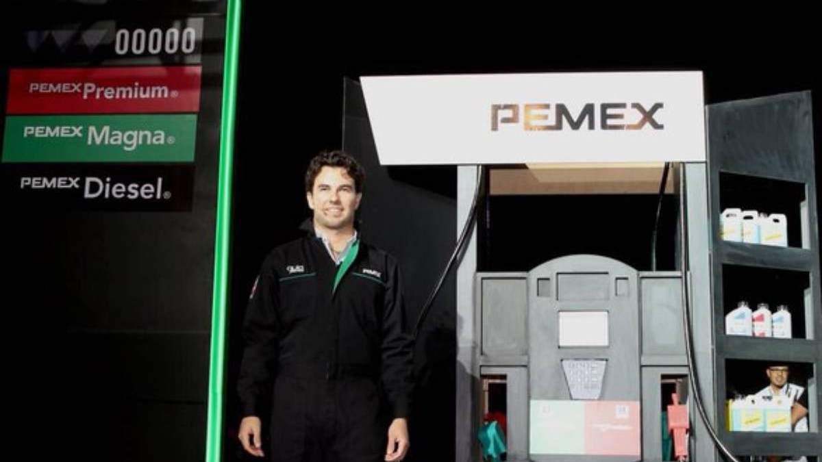 El piloto mexicano cuando fue patrocinado por la petrolera, en 2017