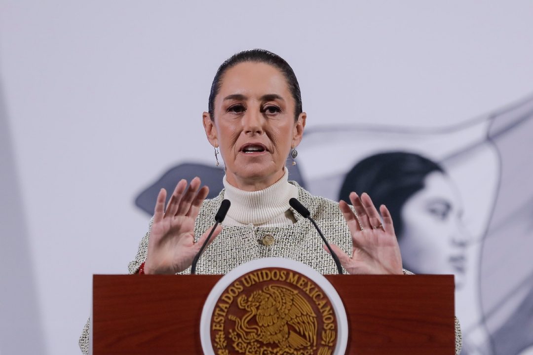 Sheinbaum tren Foto Montserrat López