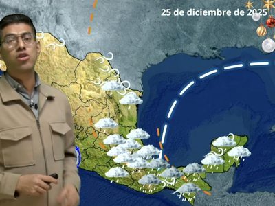 Navidad de lluvias, niebla y nieve: así pegará el nuevo frente frío este jueves 25 de diciembre