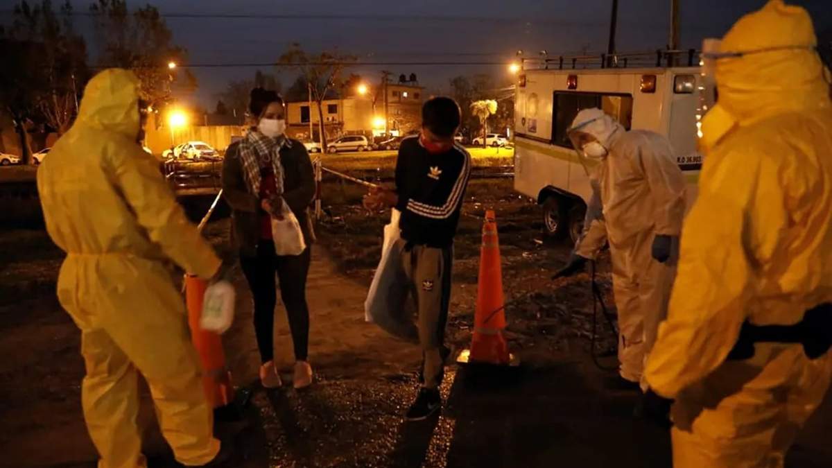 Coronavirus en el barrio San Jorge de Don Torcuato. Fuente: (Twitter)