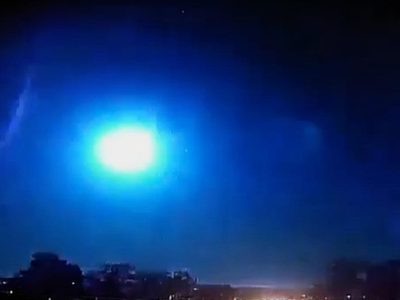 En Brasil registraron el momento preciso en que un meteorito explota en el cielo: el video