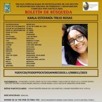 Protestan en la CDMX por la desaparición de Karla Estefanía en Cuautlancingo, Puebla